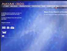 Tablet Screenshot of mayancross.com